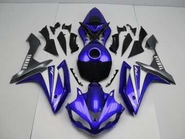 Best 2007-2008 Blue White Yamaha YZF R1 Bike Fairing Kit