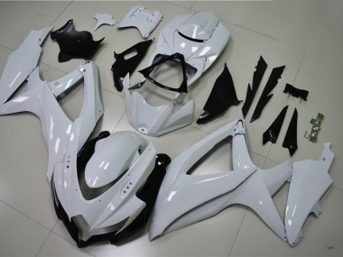 Best 2008-2010 Glossy White Suzuki GSXR 600/750 Motorcycle Fairing