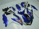 Best 2008-2010 Blue White Suzuki GSXR 600/750 Motorcycle Fairings