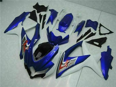 Best 2008-2010 Blue White Suzuki GSXR 600/750 Motorbike Fairing
