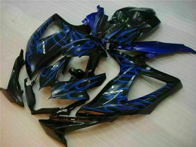 Best 2008-2010 Blue Black Suzuki GSXR 600/750 Motorcycle Fairings Kit