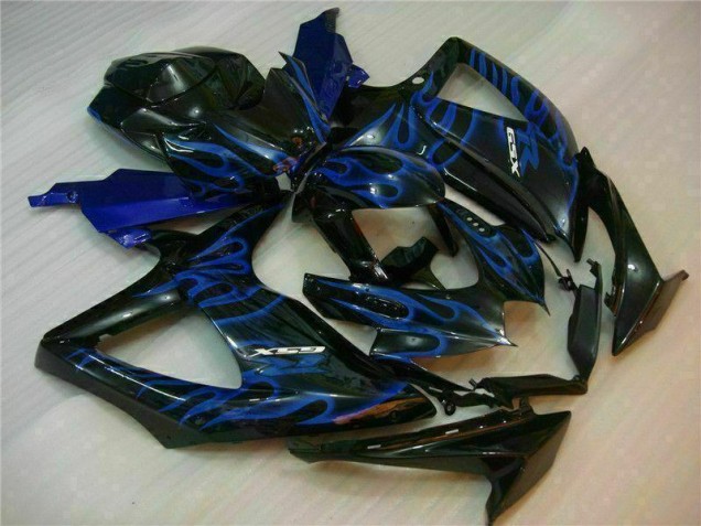 Best 2008-2010 Blue Black Suzuki GSXR 600/750 Motorcycle Fairings Kit