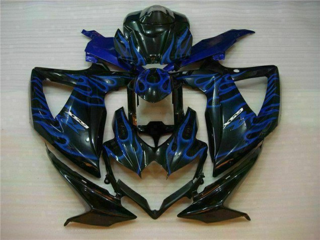 Best 2008-2010 Blue Black Suzuki GSXR 600/750 Motorcycle Fairings Kit