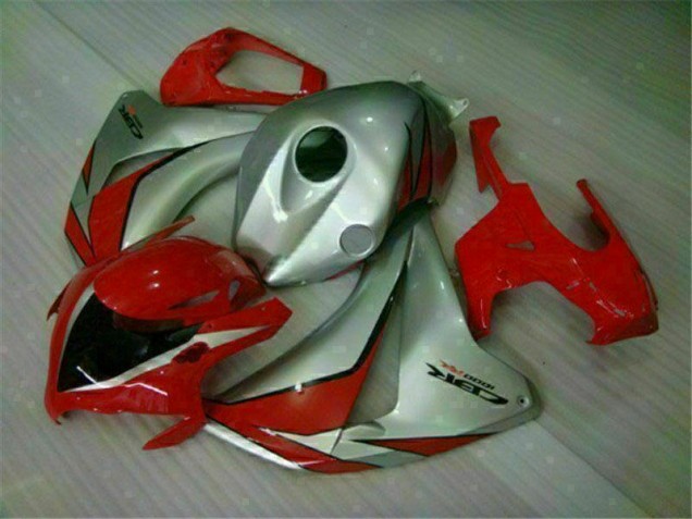 Best 2008-2011 Red Silver Honda CBR1000RR Motorbike Fairing Best 2008-2011 Red Silver Honda CBR1000RR Motorbike Fairing