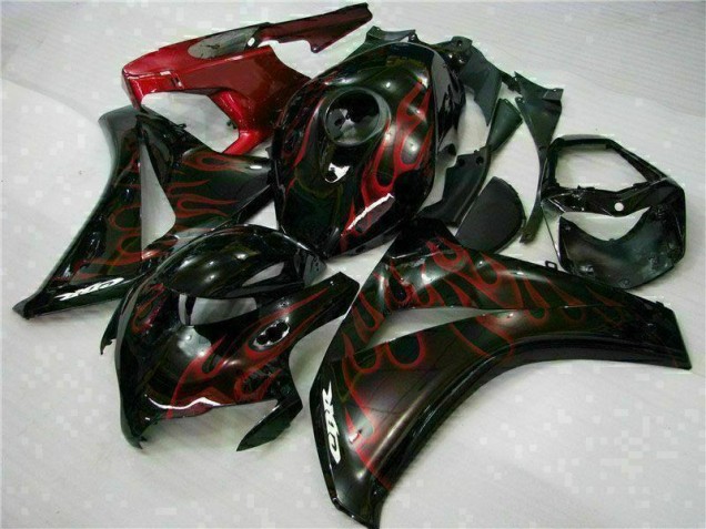 Best 2008-2011 Red Flame Honda CBR1000RR Motorbike Fairing Kits Best 2008-2011 Red Flame Honda CBR1000RR Motorbike Fairing Kits