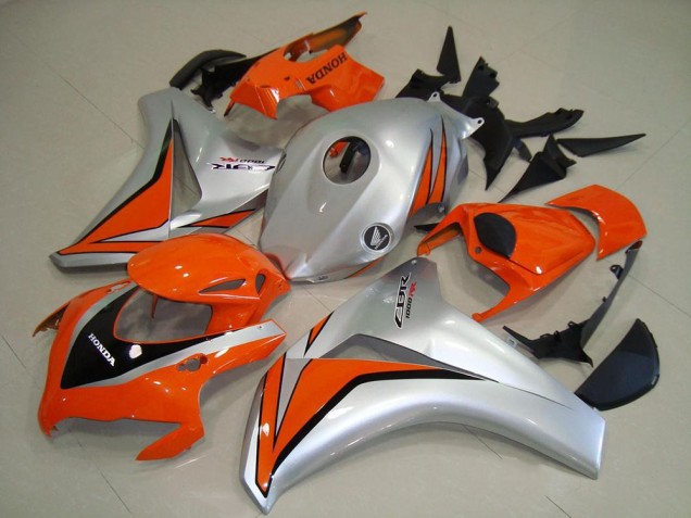 Best 2008-2011 Orange Silver Honda CBR1000RR Motorcycle Fairing Best 2008-2011 Orange Silver Honda CBR1000RR Motorcycle Fairing