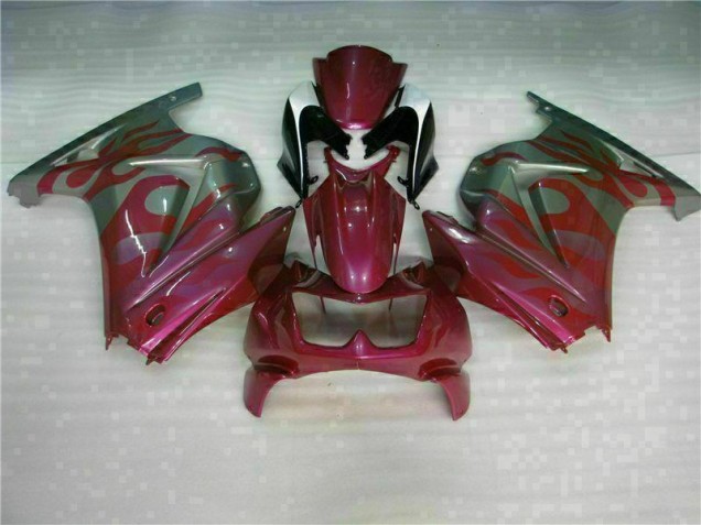 Best 2008-2012 Purple Red Kawasaki EX250 Replacement Motorcycle Fairings Best 2008-2012 Purple Red Kawasaki EX250 Replacement Motorcycle Fairings