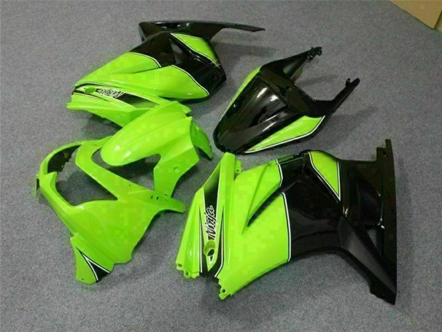 Best 2008-2012 Green Black Ninja Kawasaki EX250 Motor Bike Fairings Best 2008-2012 Green Black Ninja Kawasaki EX250 Motor Bike Fairings