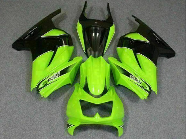 Best 2008-2012 Green Black Ninja Kawasaki EX250 Motor Bike Fairings Best 2008-2012 Green Black Ninja Kawasaki EX250 Motor Bike Fairings