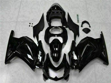 Best 2008-2012 Black Ninja Kawasaki EX250 Bike Fairing Kit