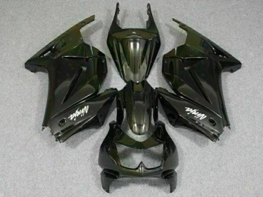 Best 2008-2012 Black Kawasaki EX250 Motorcyle Fairings & Bodywork