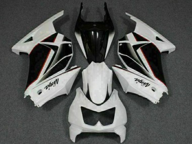 Best 2008-2012 White Black Ninja Kawasaki EX250 Replacement Fairings