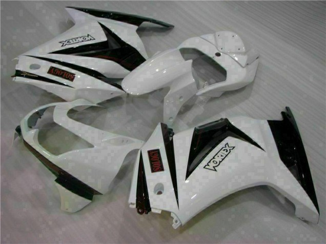 Best 2008-2012 White Black Kawasaki EX250 Motorcycle Bodywork Best 2008-2012 White Black Kawasaki EX250 Motorcycle Bodywork