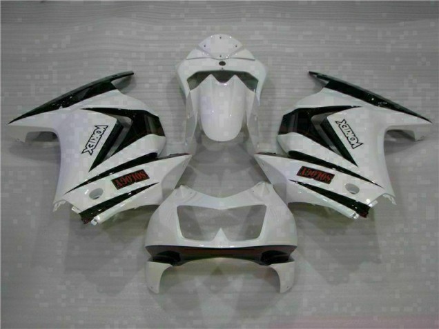 Best 2008-2012 White Black Kawasaki EX250 Motorcycle Bodywork Best 2008-2012 White Black Kawasaki EX250 Motorcycle Bodywork