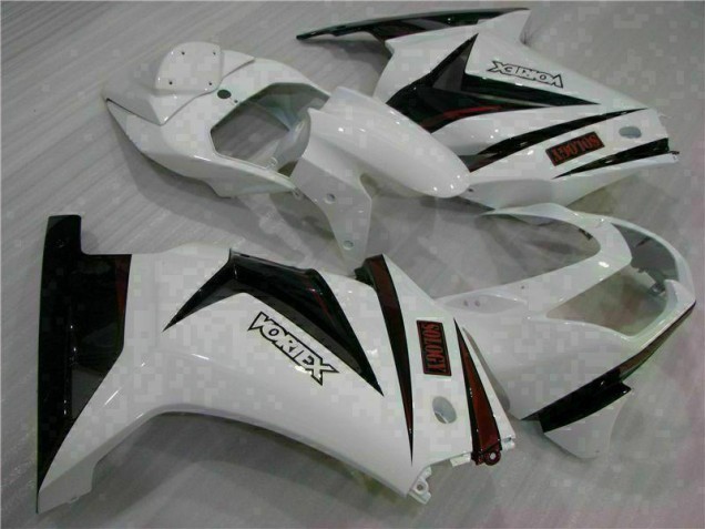 Best 2008-2012 White Black Kawasaki EX250 Motorcycle Bodywork Best 2008-2012 White Black Kawasaki EX250 Motorcycle Bodywork