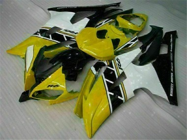 Best 2008-2016 Yellow White Yamaha YZF R6 Motorcycle Replacement Fairings