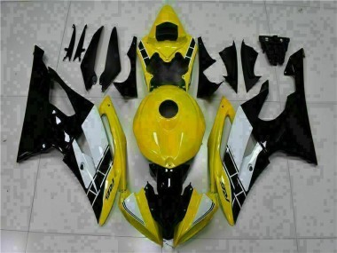 Best 2008-2016 Yellow Black Yamaha YZF R6 Motorcycle Fairings Kits