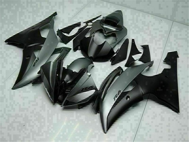 Best 2008-2016 Grey Black Yamaha YZF R6 Moto Fairings