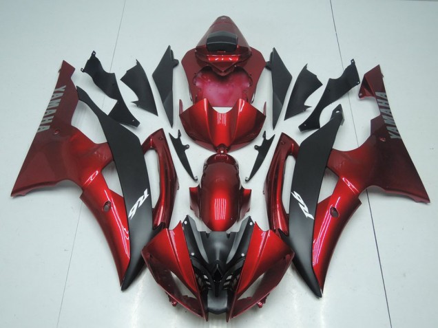 Best 2008-2016 Candy Red and Black Yamaha YZF R6 Bike Fairings Best 2008-2016 Candy Red and Black Yamaha YZF R6 Bike Fairings
