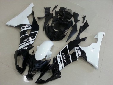 Best 2008-2016 White and Black Yamaha YZF R6 Motorcycle Fairings