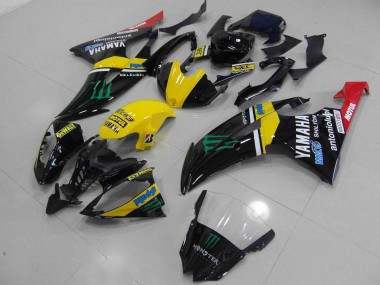 Best 2008-2016 Yellow Monster Yamaha YZF R6 Bike Fairings