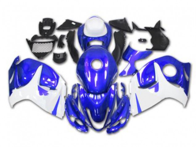 Best 2008-2019 Blue White Suzuki GSXR 1300 Hayabusa Motorcycle Replacement Fairings Best 2008-2019 Blue White Suzuki GSXR 1300 Hayabusa Motorcycle Replacement Fairings