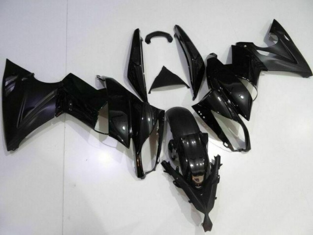 Best 2009-2011 Black Kawasaki EX650 Bike Fairings Best 2009-2011 Black Kawasaki EX650 Bike Fairings