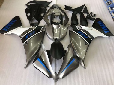 Best 2009-2011 Silver Blue Yamaha YZF R1 Replacement Fairings