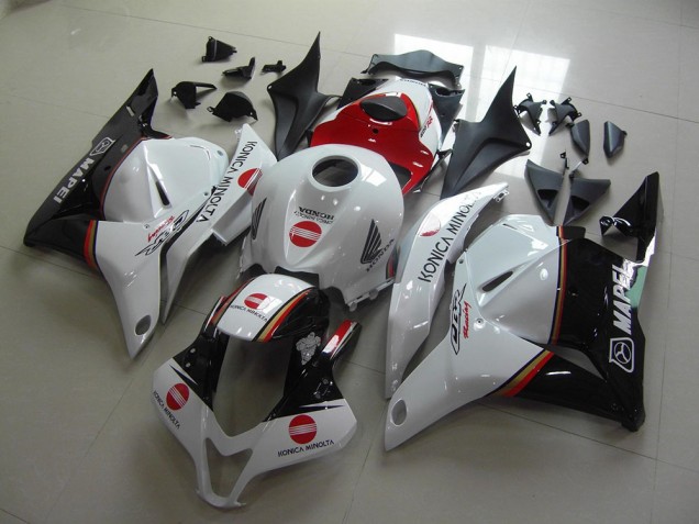 Best 2009-2012 Red Konica Honda CBR600RR Motor Fairings Best 2009-2012 Red Konica Honda CBR600RR Motor Fairings