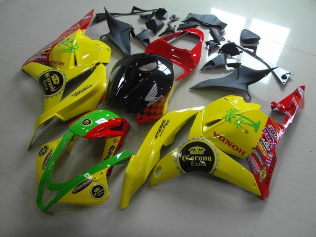 Best 2009-2012 Yellow Corona Extra Honda CBR600RR Motorbike Fairing Kits Best 2009-2012 Yellow Corona Extra Honda CBR600RR Motorbike Fairing Kits