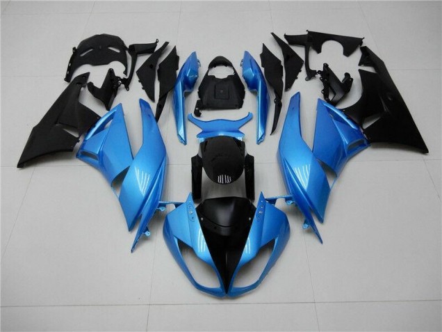 Best 2009-2012 Blue Black Kawasaki ZX6R Motorcycle Fairing Kit Best 2009-2012 Blue Black Kawasaki ZX6R Motorcycle Fairing Kit