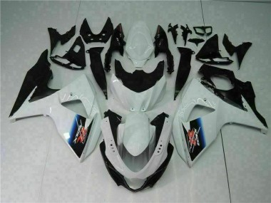 Best 2009-2016 White Black Suzuki GSXR1000 Motor Bike Fairings