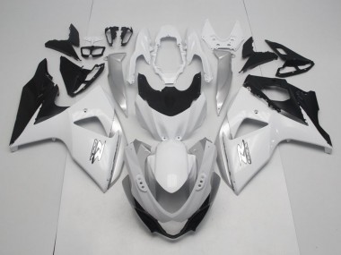 Best 2009-2016 White OEM Style Suzuki GSXR 1000 K9 Bike Fairings