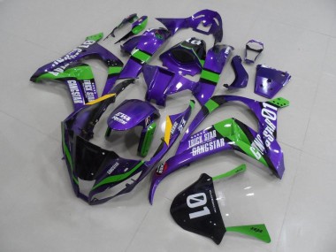 Best 2011-2015 Purple Eva Kawasaki ZX10R Motor Fairings