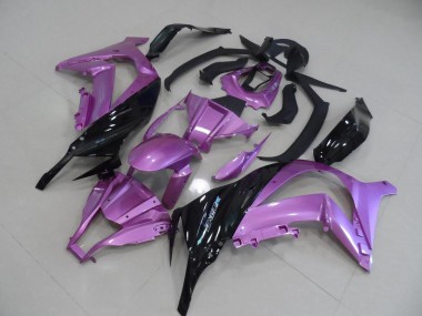 Best 2011-2015 Pink and Black Kawasaki ZX10R Motorcycle Fairings Kit