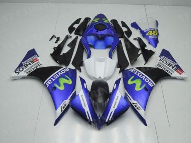 Best 2012-2014 Blue White Black Yamaha YZF R1 Motorcycle Replacement Fairings