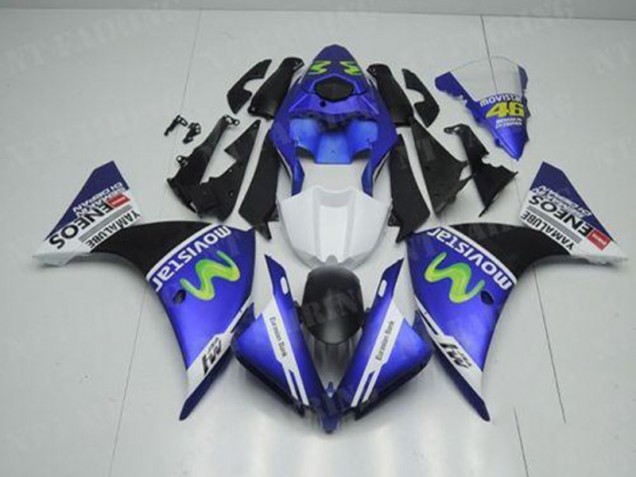 Best 2012-2014 Blue White Black Yamaha YZF R1 Motorcycle Replacement Fairings Best 2012-2014 Blue White Black Yamaha YZF R1 Motorcycle Replacement Fairings