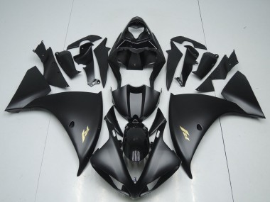 Best 2012-2014 Matte Black Sticker Yamaha YZF R1 Motorcycle Bodywork