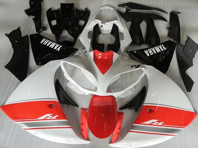 Best 2012-2014 Racy Red White Black Yamaha YZF R1 Motorcycle Fairing Kit Best 2012-2014 Racy Red White Black Yamaha YZF R1 Motorcycle Fairing Kit