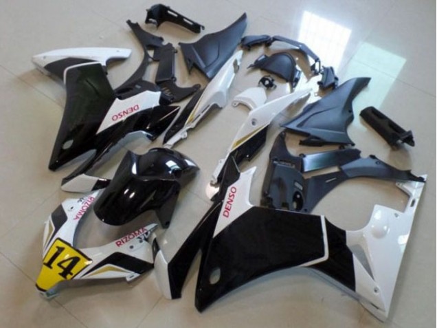 Best 2013-2015 Black White Denso Rizoma 14 Honda CBR500RR Bike Fairings Best 2013-2015 Black White Denso Rizoma 14 Honda CBR500RR Bike Fairings