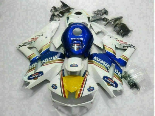Best 2013-2021 White Blue Honda CBR600RR Motorbike Fairings Best 2013-2021 White Blue Honda CBR600RR Motorbike Fairings