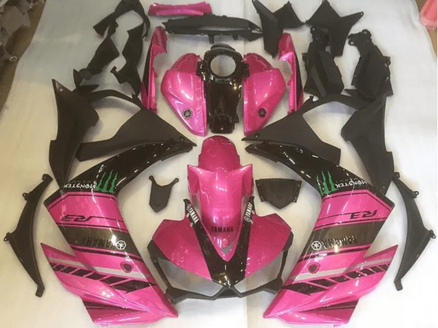 Best 2015-2022 Pink and Black Yamaha YZF R3 Replacement Fairings Best 2015-2022 Pink and Black Yamaha YZF R3 Replacement Fairings