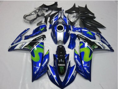 Best 2015-2022 Movistar Yamaha YZF R3 Motorcycle Replacement Fairings