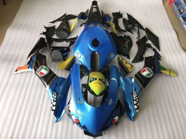 Best 2015-2019 Blue Shark Yamaha YZF R1 Motorbike Fairing