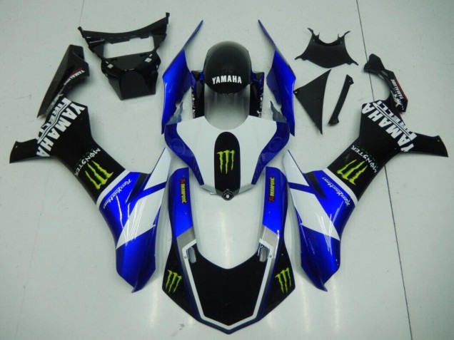 Best 2015-2019 Black Blue Monster Yamaha YZF R1 Moto Fairings Best 2015-2019 Black Blue Monster Yamaha YZF R1 Moto Fairings