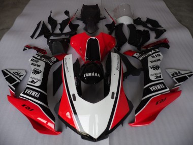 Best 2015-2019 Red White Black Yamaha YZF R1 Motorcycle Replacement Fairings