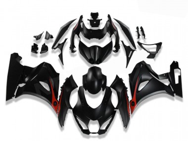 Best 2017-2021 Black Red Suzuki GSXR 1000 Motor Bike Fairings