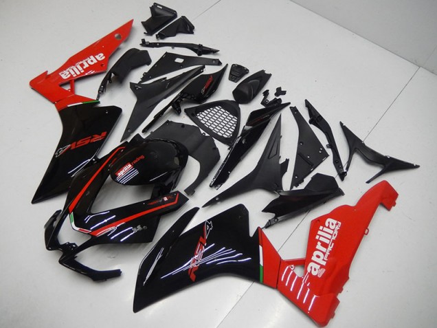 Best 2009-2015 Black Red Aprilia RSV4 Motorcycle Replacement Fairings Best 2009-2015 Black Red Aprilia RSV4 Motorcycle Replacement Fairings
