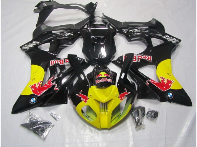 Best 2009-2014 Yellow Black RedBull BMW S1000RR Motorbike Fairing Kits Best 2009-2014 Yellow Black RedBull BMW S1000RR Motorbike Fairing Kits
