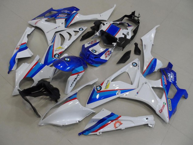 Best 2009-2014 Blue White BMW S1000RR Motorcycle Fairing Kit Best 2009-2014 Blue White BMW S1000RR Motorcycle Fairing Kit
